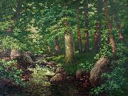 Charles Muller, Woodland Stream